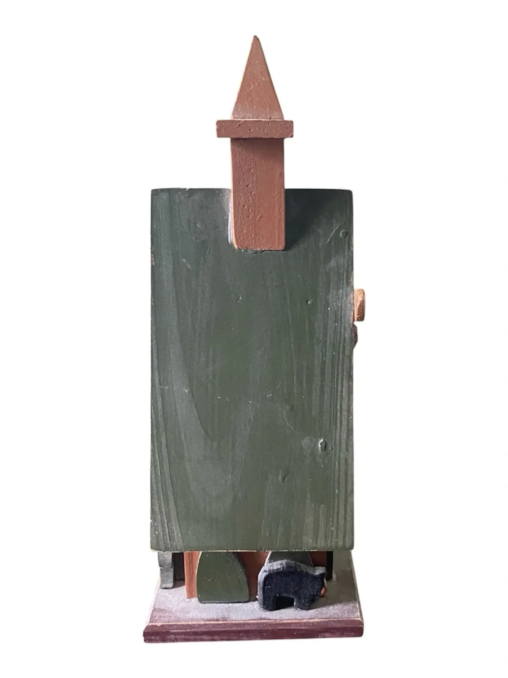 Painted Wooden Birdhouses Rustic Church Country Cottage Garden Home Décor Cabin